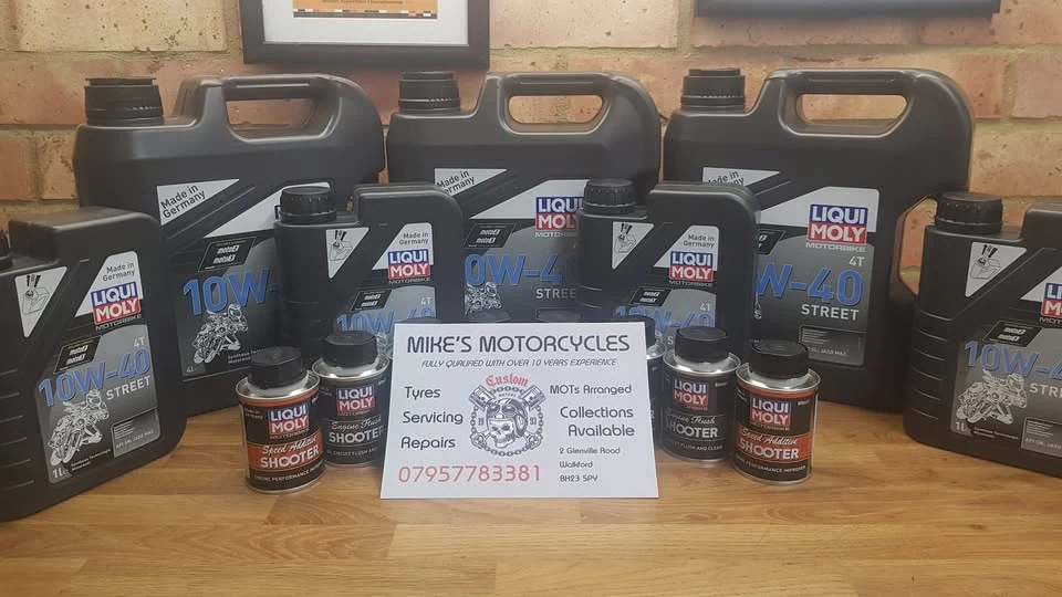 Liqui Moly motorcycle oils and service products